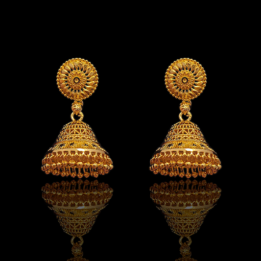 Medium Jhumka - XIV - My Golden Wish