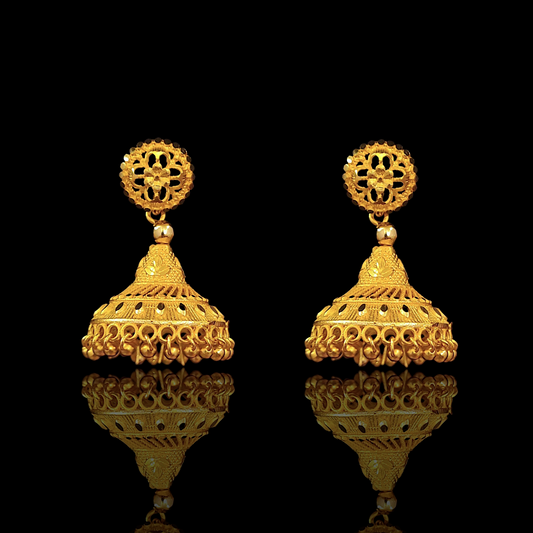 Medium Jhumka - XVI - My Golden Wish