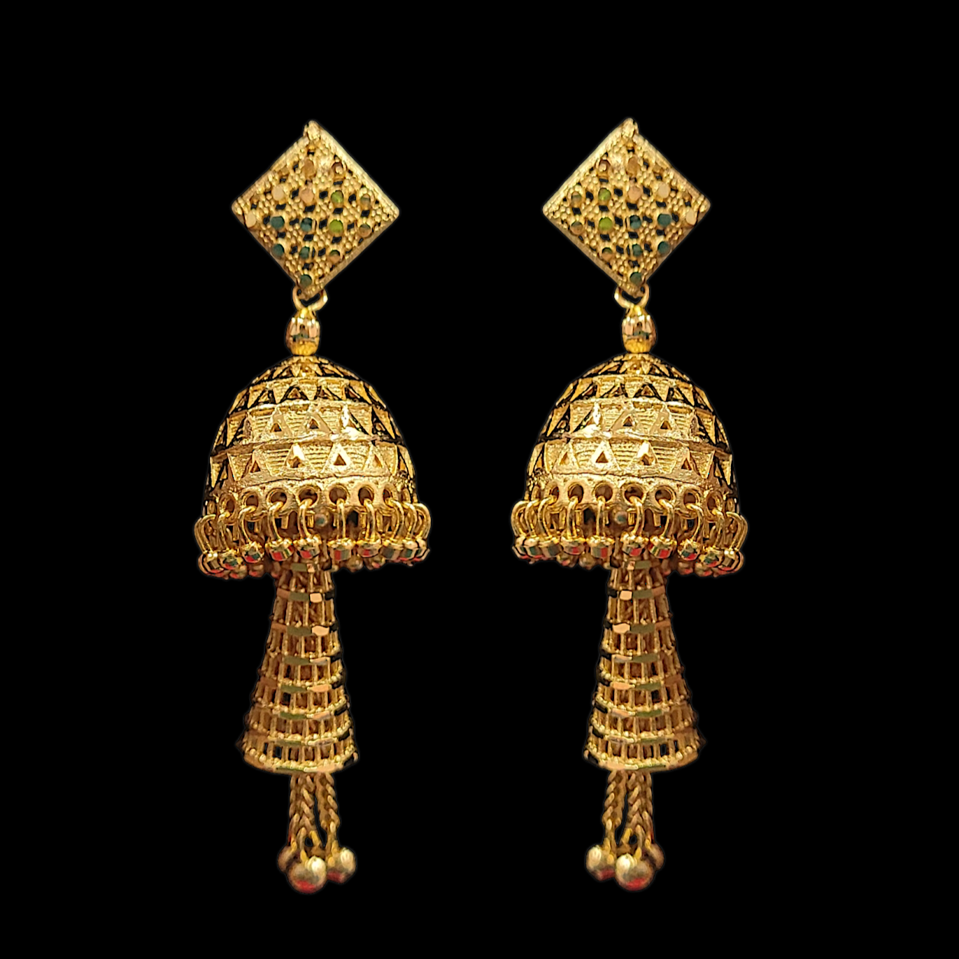 Large Jhumka - I - My Golden Wish