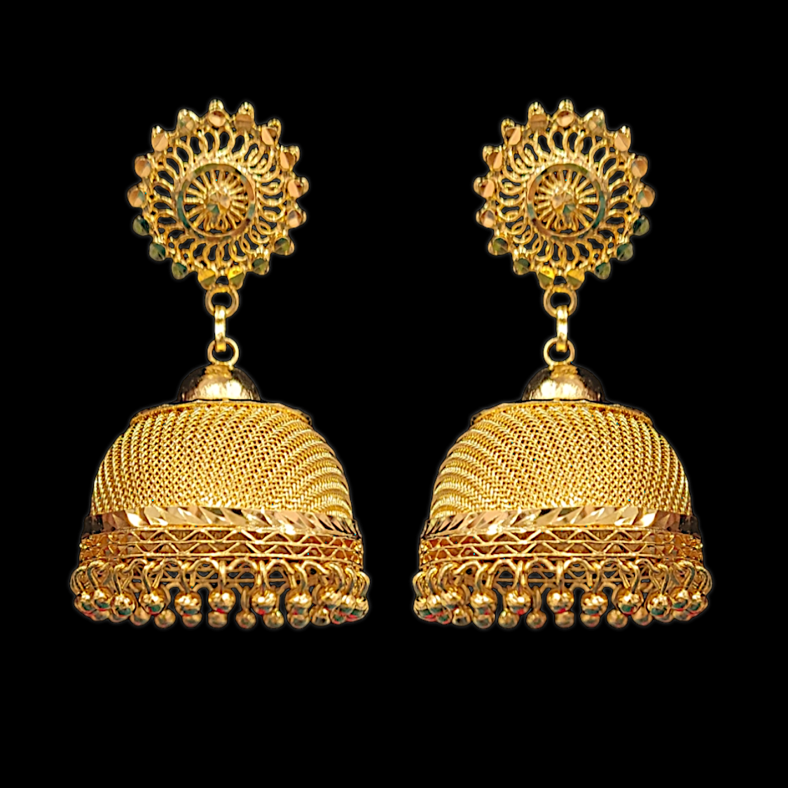 Medium Jhumka - III - My Golden Wish