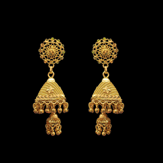Medium Jhumka - V - My Golden Wish