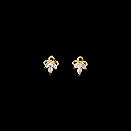 Minimal Leaf AD Earring - My Golden Wish