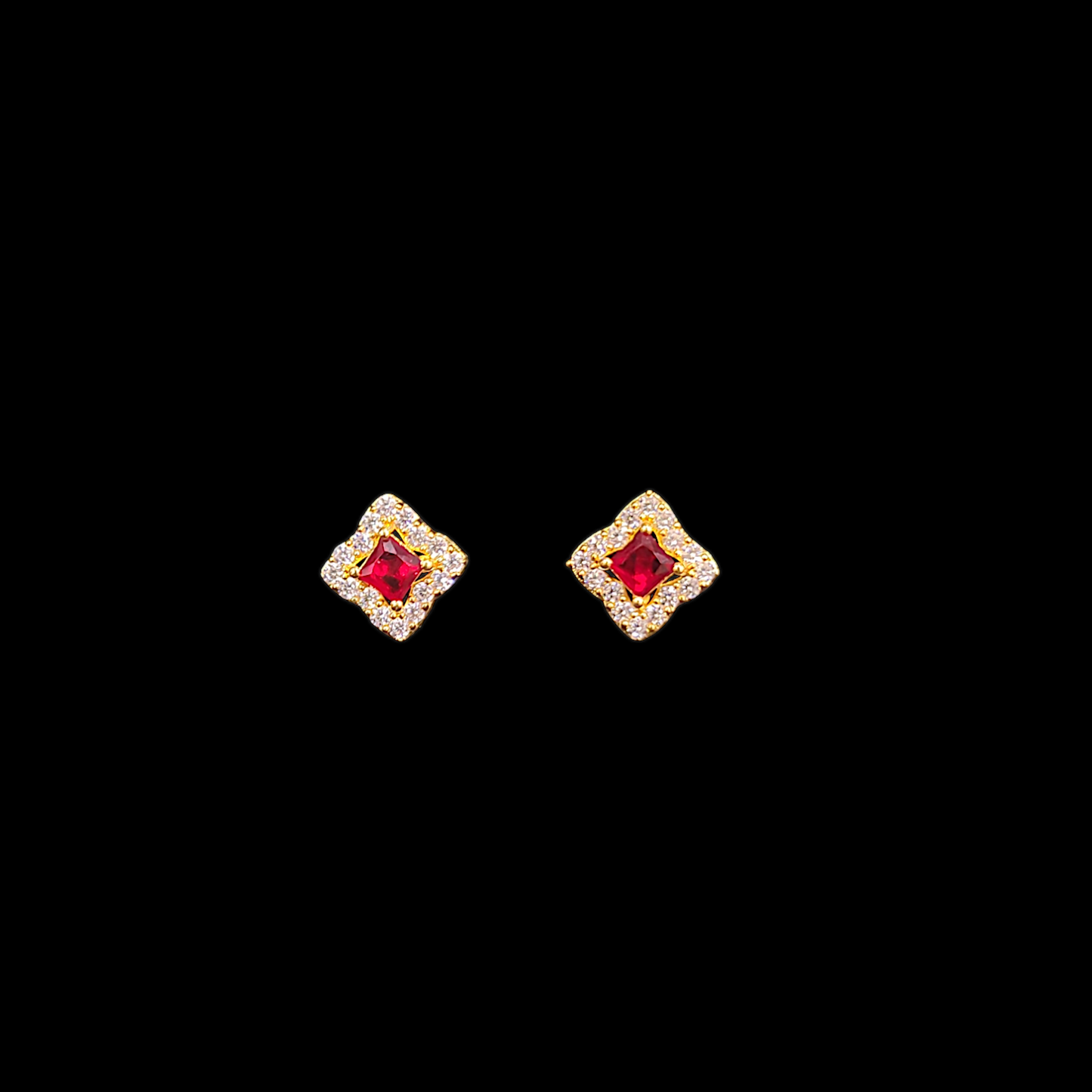 Red AD Earring - My Golden Wish