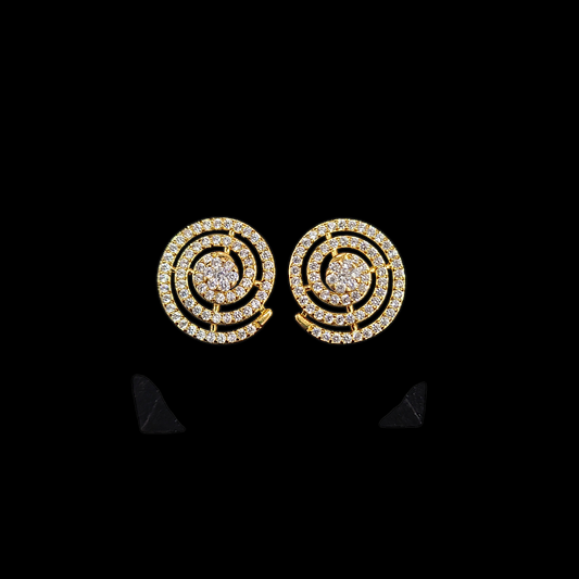 Spiral AD Earring - My Golden Wish