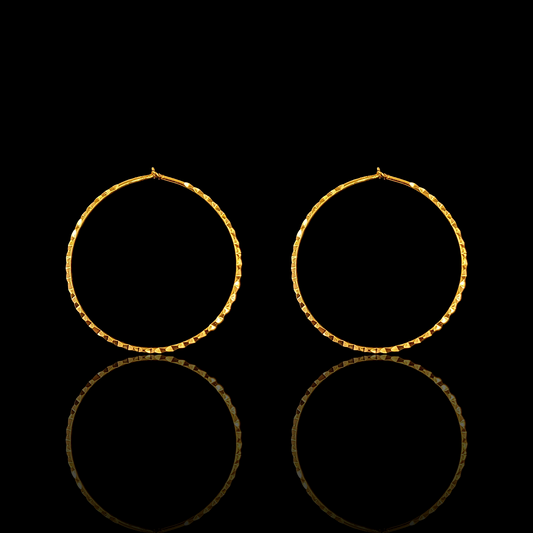 Mid to Big Hoop Earring - My Golden Wish