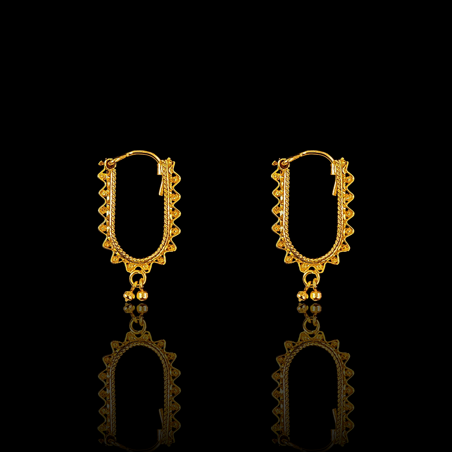 Designer Makri Earring - III - My Golden Wish