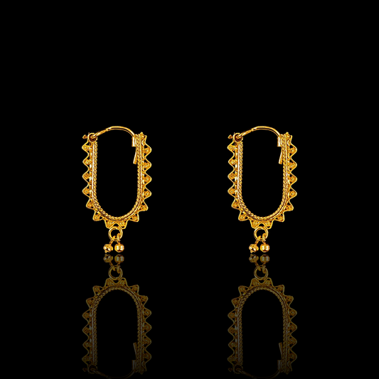 Designer Makri Earring - III - My Golden Wish