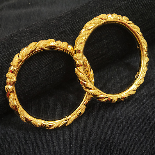 Diamond Cut Bangle - My Golden Wish