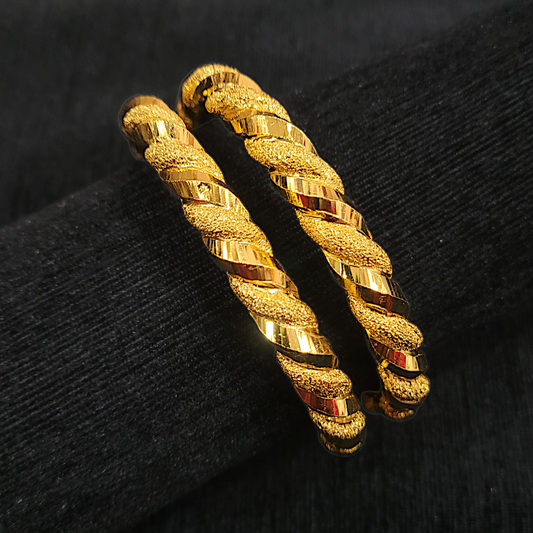 Diamond Cut Bangle - My Golden Wish