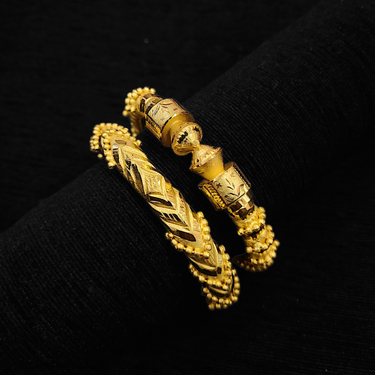 Twisted Manipuri Bangle - My Golden Wish