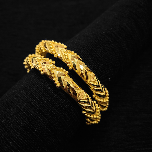 Twisted Manipuri Bangle - My Golden Wish