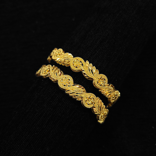 Flower Bangle - My Golden Wish