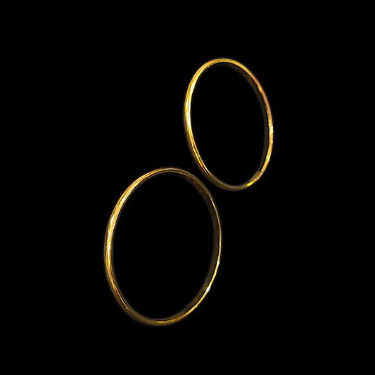 Plain Ruli Churi Pair - My Golden Wish