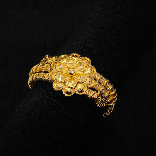 Flower Bloom Bangle - My Golden Wish