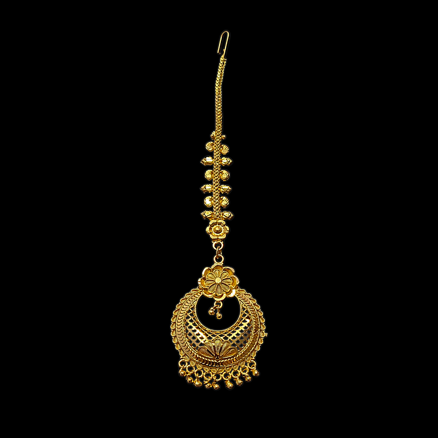 Bridal Tikli design - VII - My Golden Wish