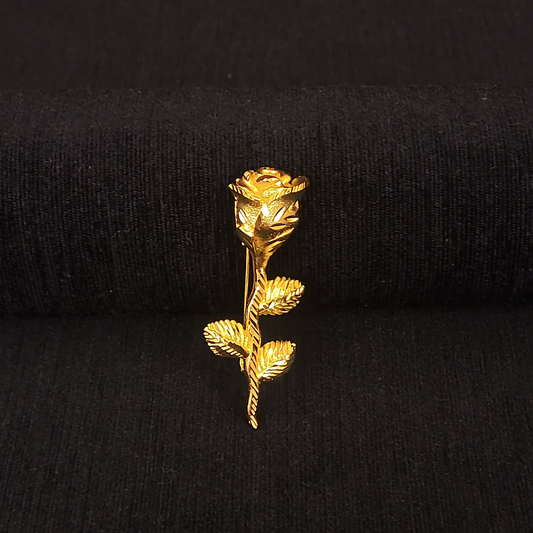 Rose Brooch - My Golden Wish