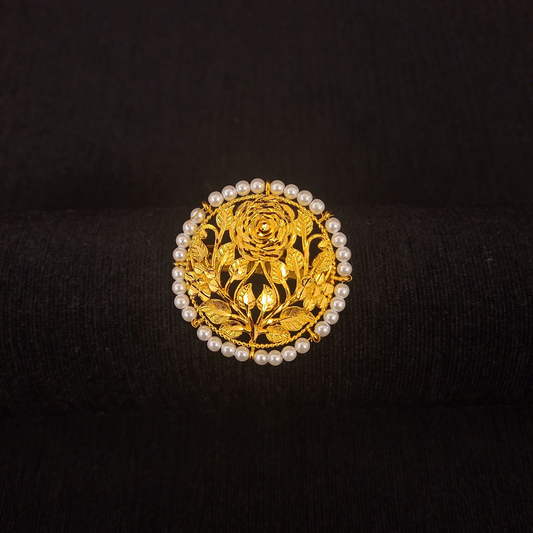 Rose Pearl Brooch - My Golden Wish