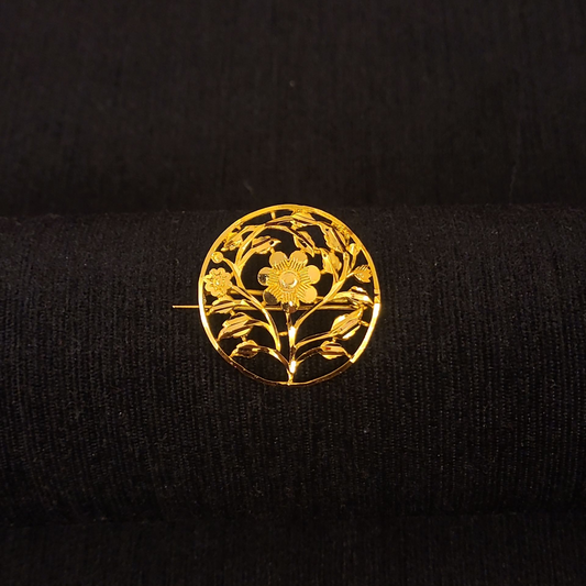 Flower Brooch - My Golden Wish