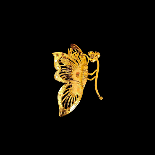 Butterfly Brooch - My Golden Wish