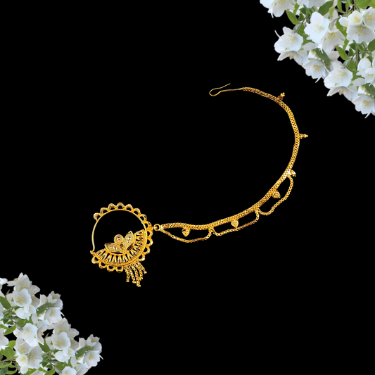 Original Pin Three Flower Nath