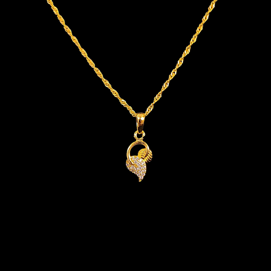 Leaf Pendent Chain - My Golden Wish