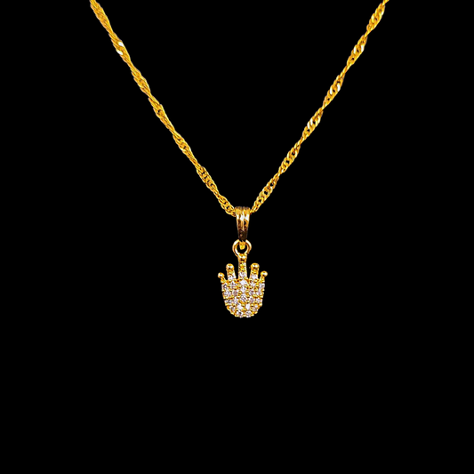 Crown Pendent Chain - My Golden Wish