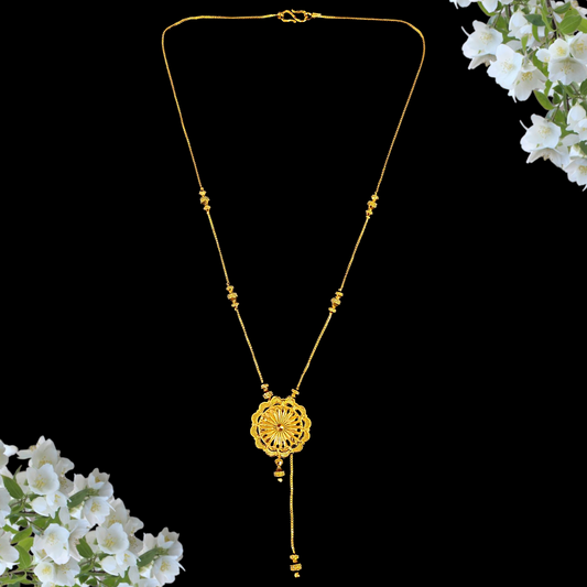 Floral Tie Chain - My Golden Wish