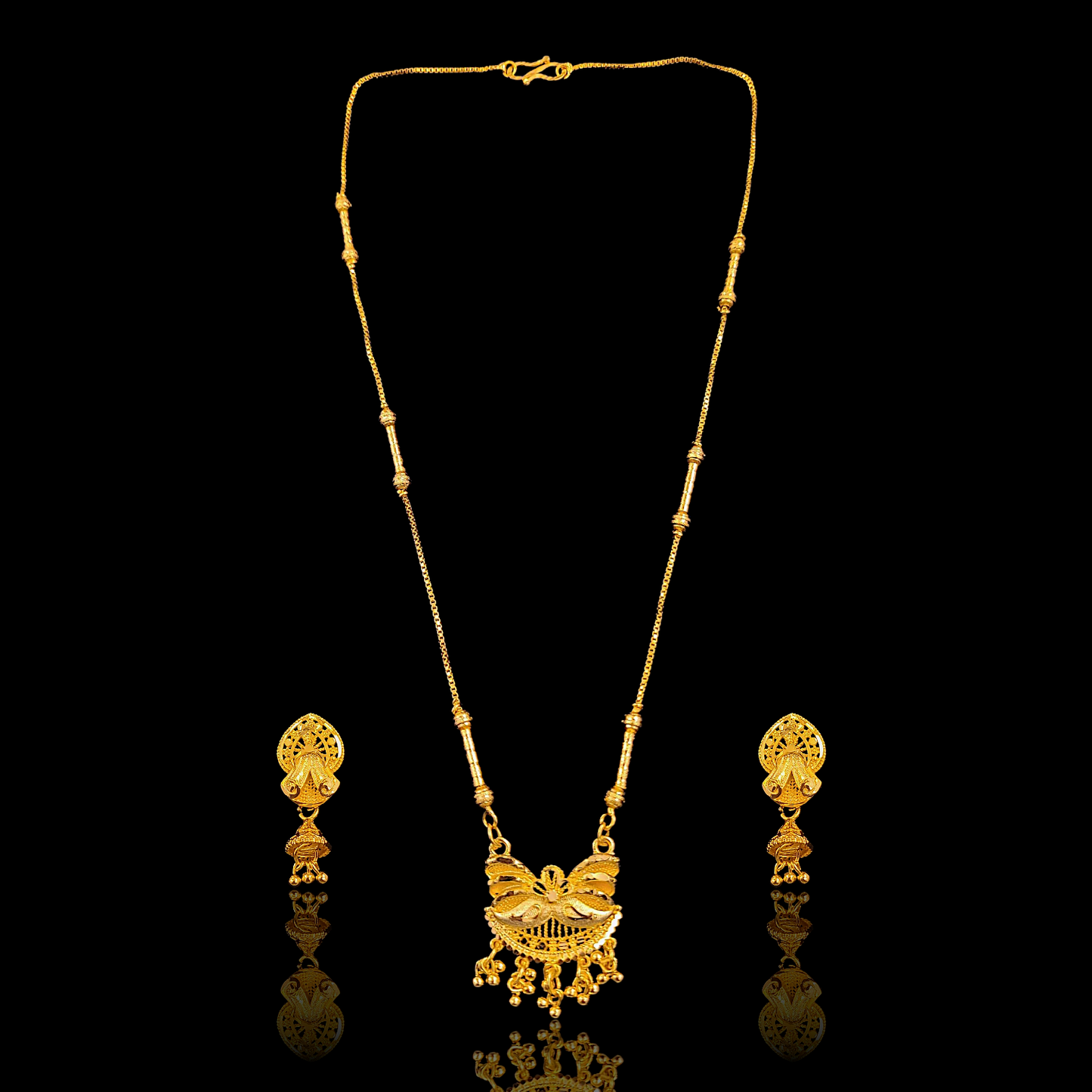 Designer Locket Chain Set