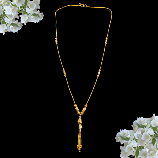 Single Ball Drop Chain - My Golden Wish