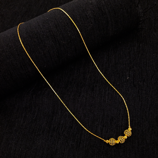 Delicate Ball Chain - My Golden Wish