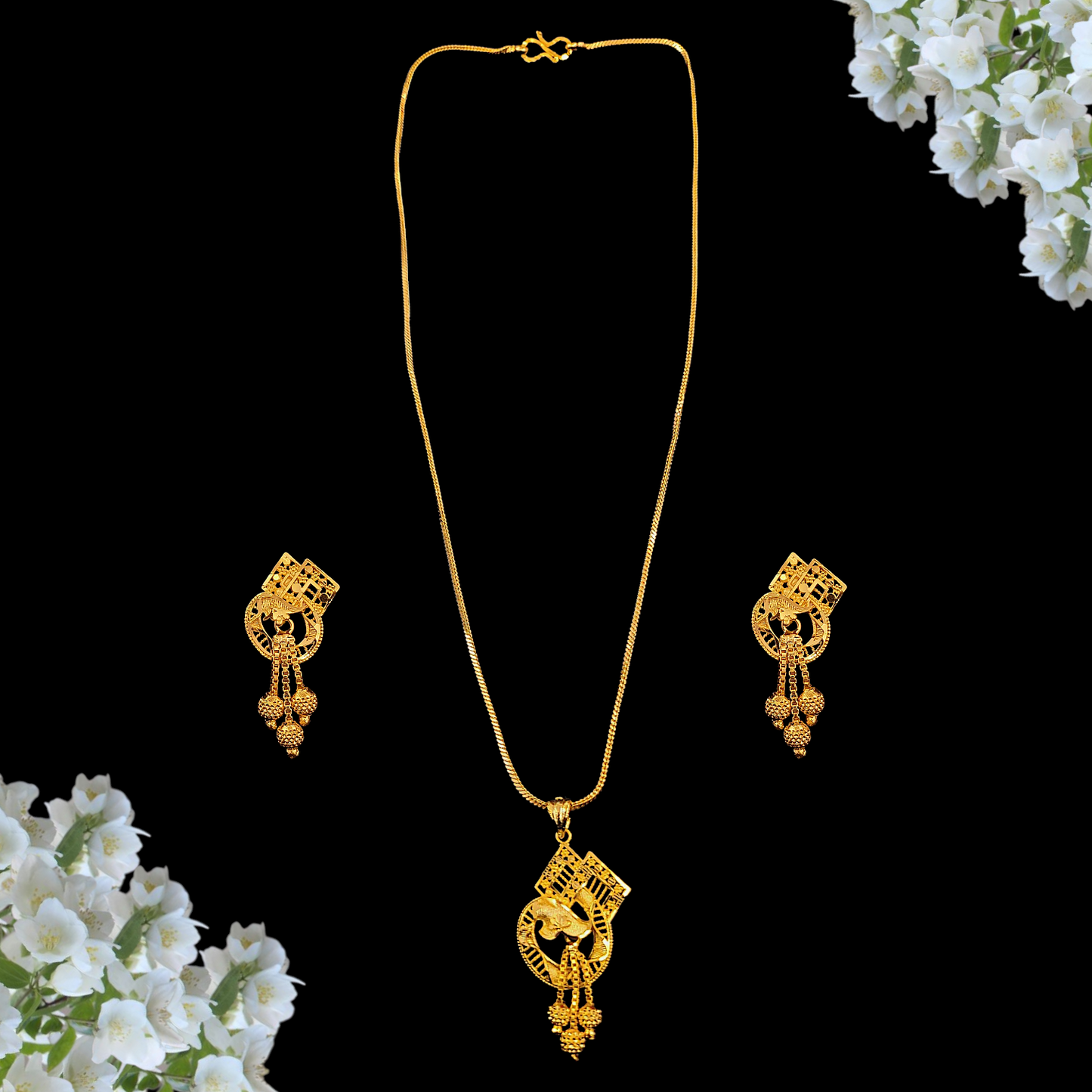 Designer Locket Chain Set - XII