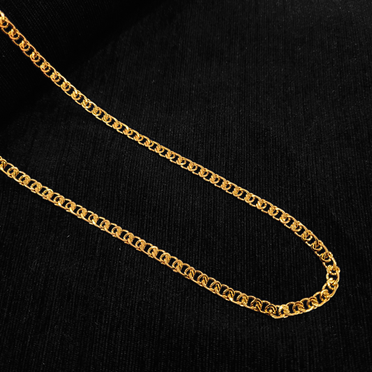 Thick Spiral Ring Chain - My Golden Wish