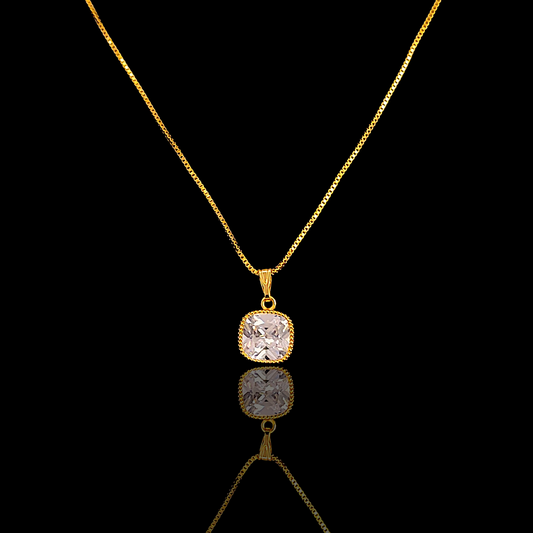 Single Stone Pendent Chain