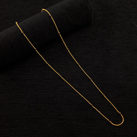 Black Bead Ball Chain