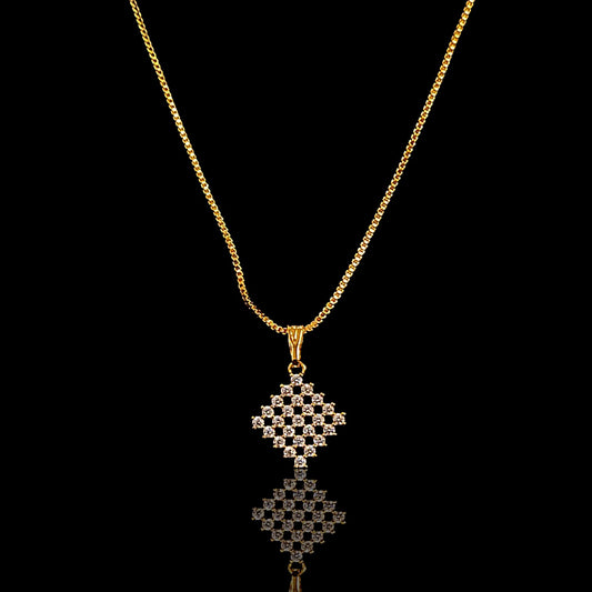 Diamond Cut Pendent Chain