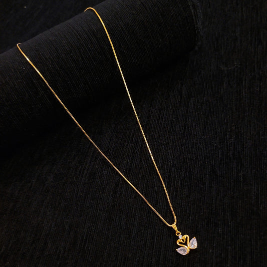 Dual Swan Pendent Chain