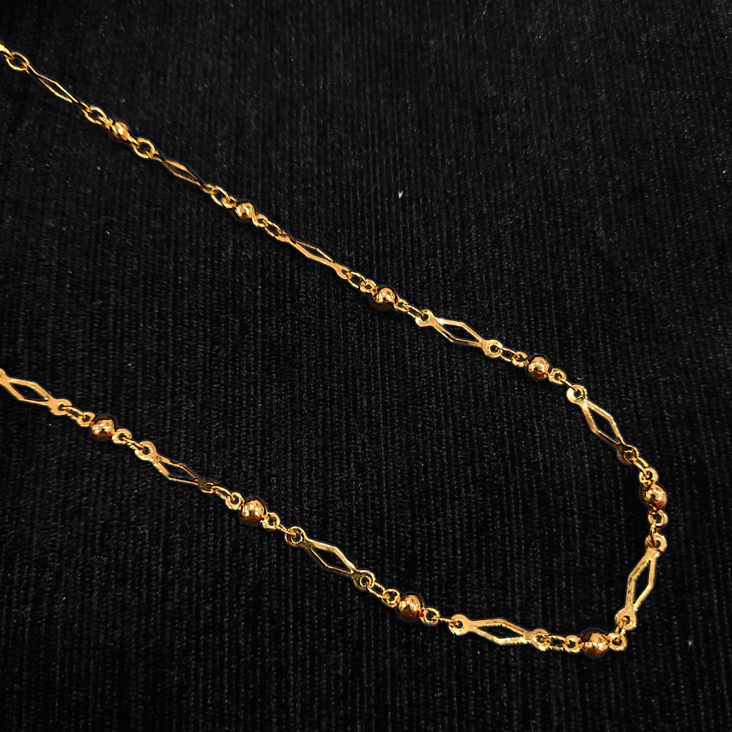 Diamond Shaped Ball Chain - My Golden Wish