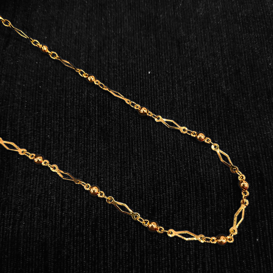 Diamond Shaped Ball Chain - My Golden Wish