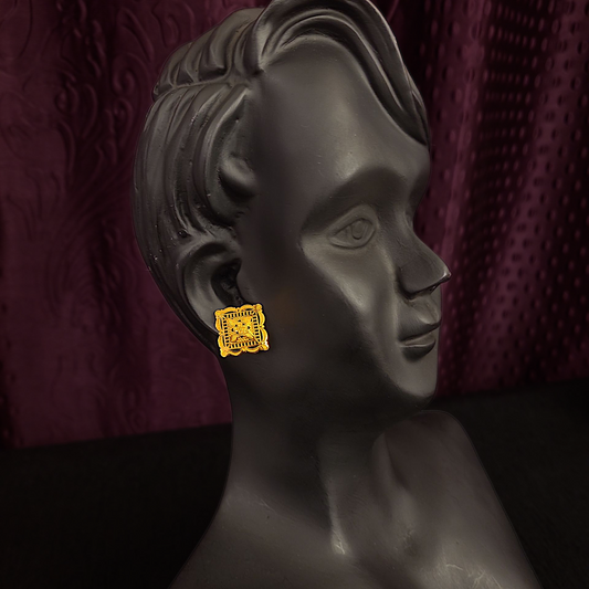 Square stud - I - My Golden Wish