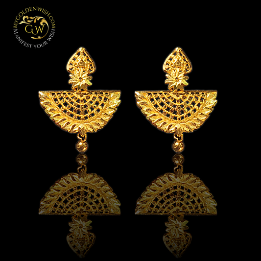 Boat Earring - I - My Golden Wish