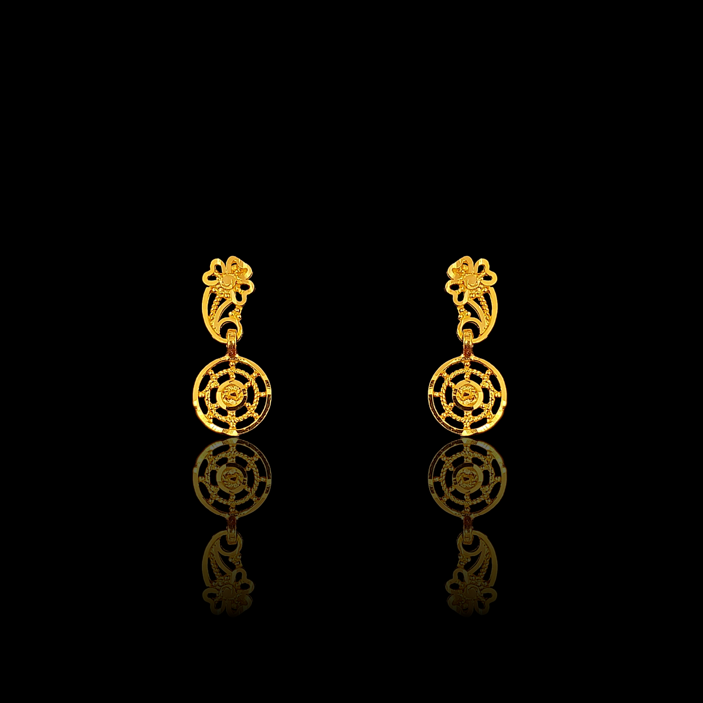Small designer Round Earring
