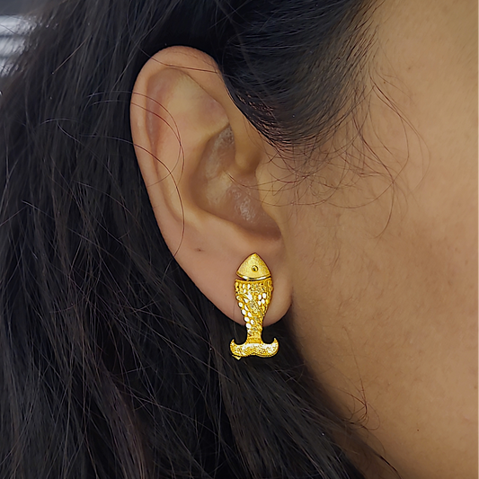 Fish Top Earring