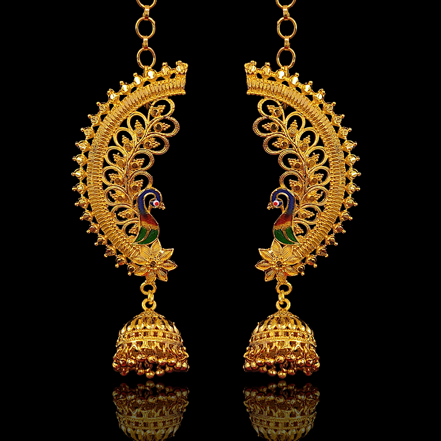 Meenakari Peacock Full kaan