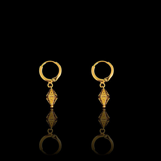 Latkan Drop Bali Earring - II