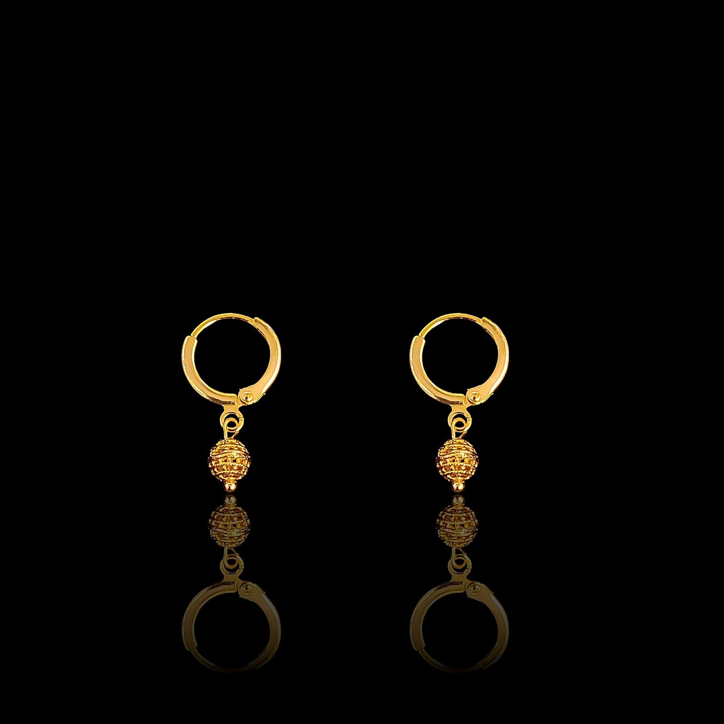 Latkan Drop Bali Earring - I