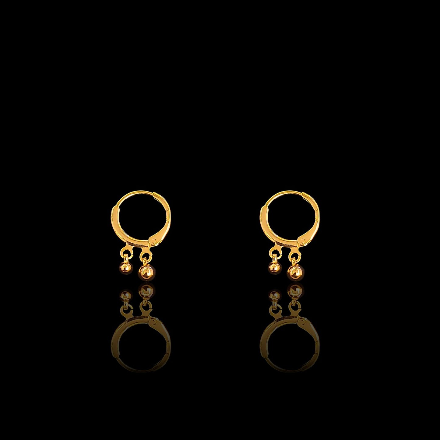 Latkan Drop Bali Earring - III