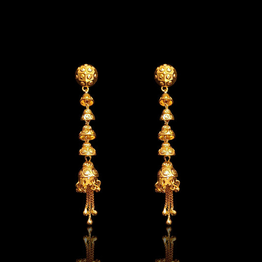 Five Step Ball Earring Jhumka