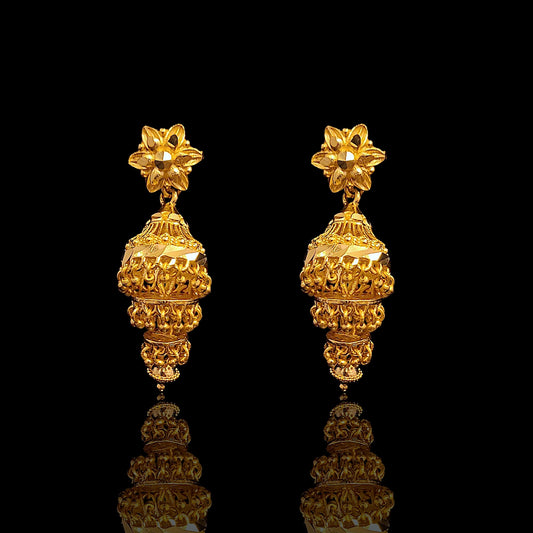 Sleek Triple Layer Jhumki - II