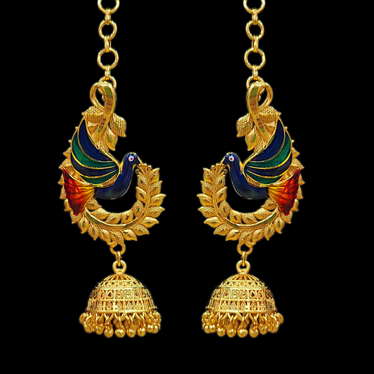 Meena Bird Half Kan - My Golden Wish