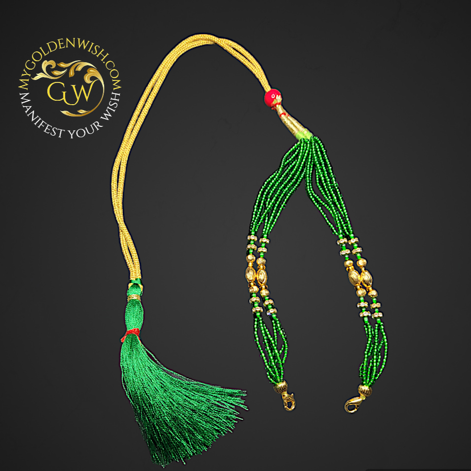 Premium Beads Tarsel ( Tassel ) - Design 1 - My Golden Wish